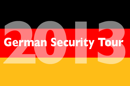 German Security Tour 2013 German Security Tour 2013