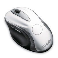 Eine von vier neuen Laser-Mäusen von Verbatim: Die Wireless Rechargeable Laser Mouse
