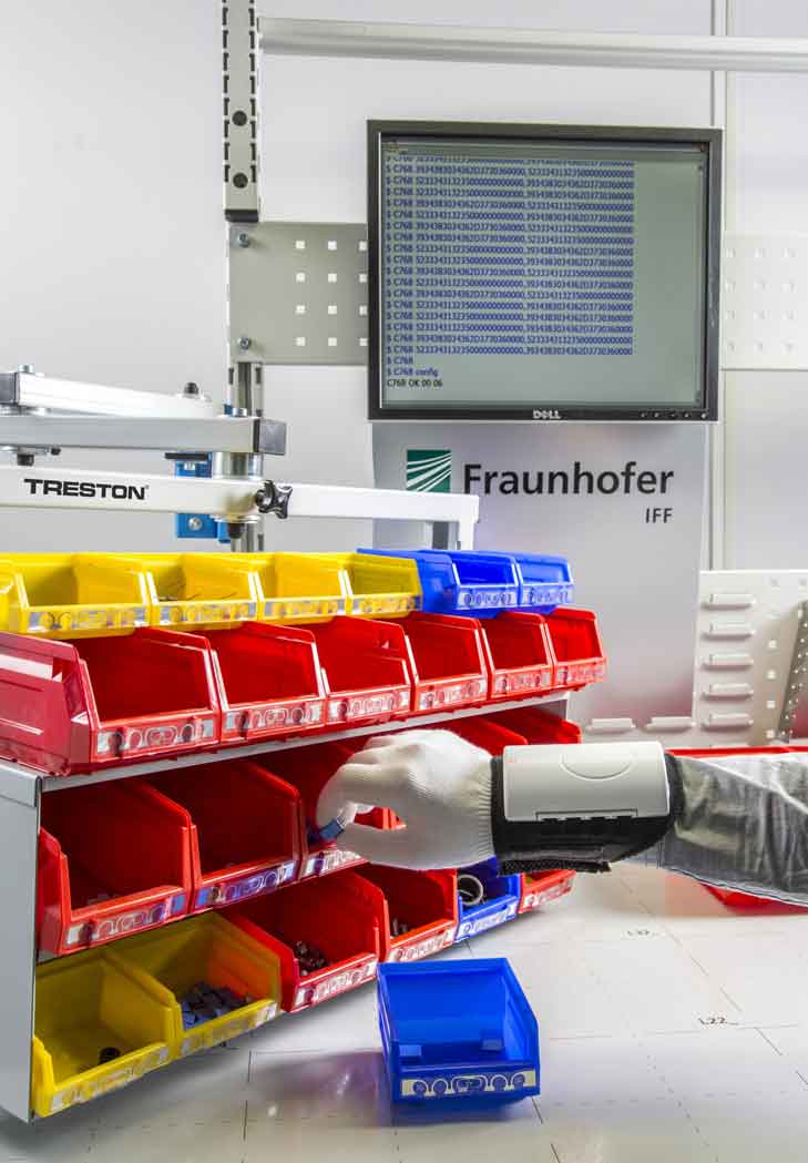 RFID-Armband des Fraunhofer-Instituts für Fabrikbetrieb und -automatisierung IFF RFID-Armband des Fraunhofer-Instituts für Fabrikbetrieb und -automatisierung IFF