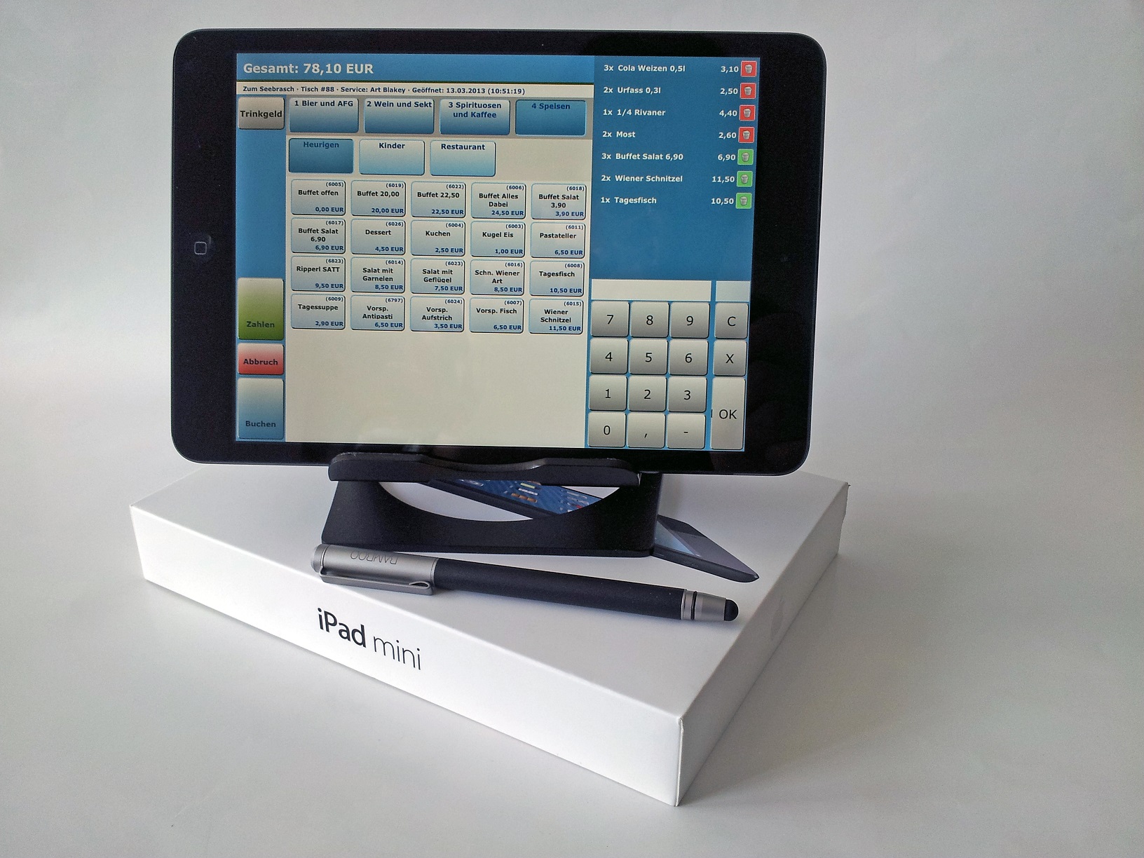 Die neue XARA POS Oberfläche Die neue XARA POS Oberfläche