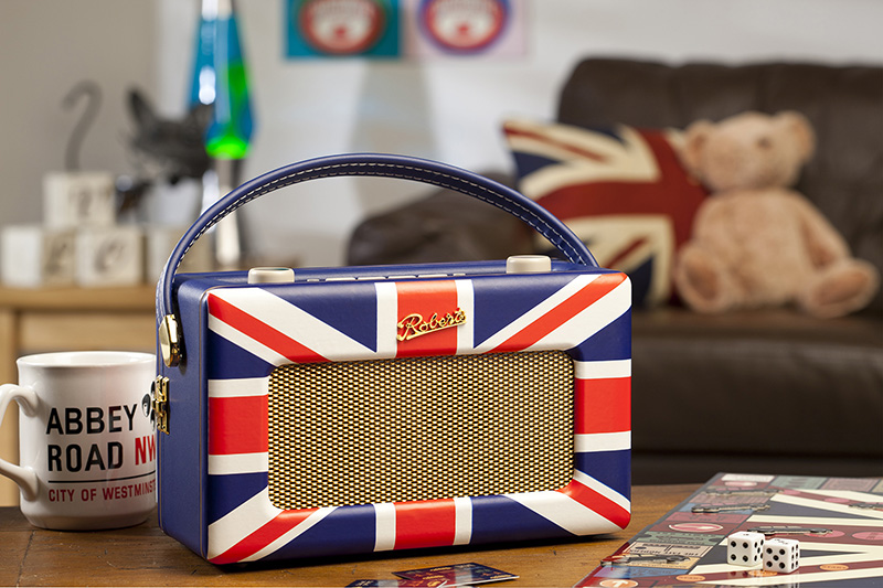 Roberts Revival RD 60?Union Jack?: Stylishes DAB+ / UKW RDS Radio