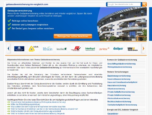 Vorschaubild der Webseite www.gebaeudeversicherung-im-vergleich.com Vorschaubild der Webseite www.gebaeudeversicherung-im-vergleich.com