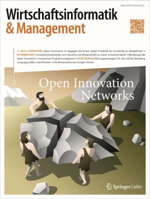 Abb.: Coverabbildung der aktuellen Ausgabe 01-2013 der neuen Wirtschaftsinformatik&Management Abb.: Coverabbildung der aktuellen Ausgabe 01-2013 der neuen Wirtschaftsinformatik&Management