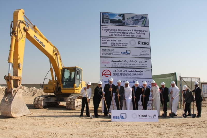 Kizad und der Spatenstich bei KSB in Abu Dhabi Kizad und der Spatenstich bei KSB in Abu Dhabi