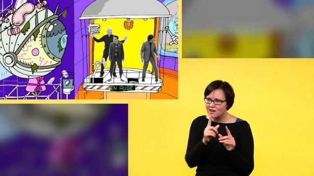 Für N-JOY werden Musikvideos gebärdet Für N-JOY werden Musikvideos gebärdet
