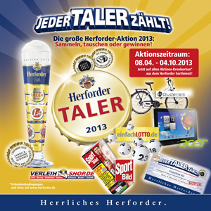 Die Kronkorken-Promotion der Herforder Brauerei lockt mit 3,5 Millionen Gewinnen und Tauschprämien