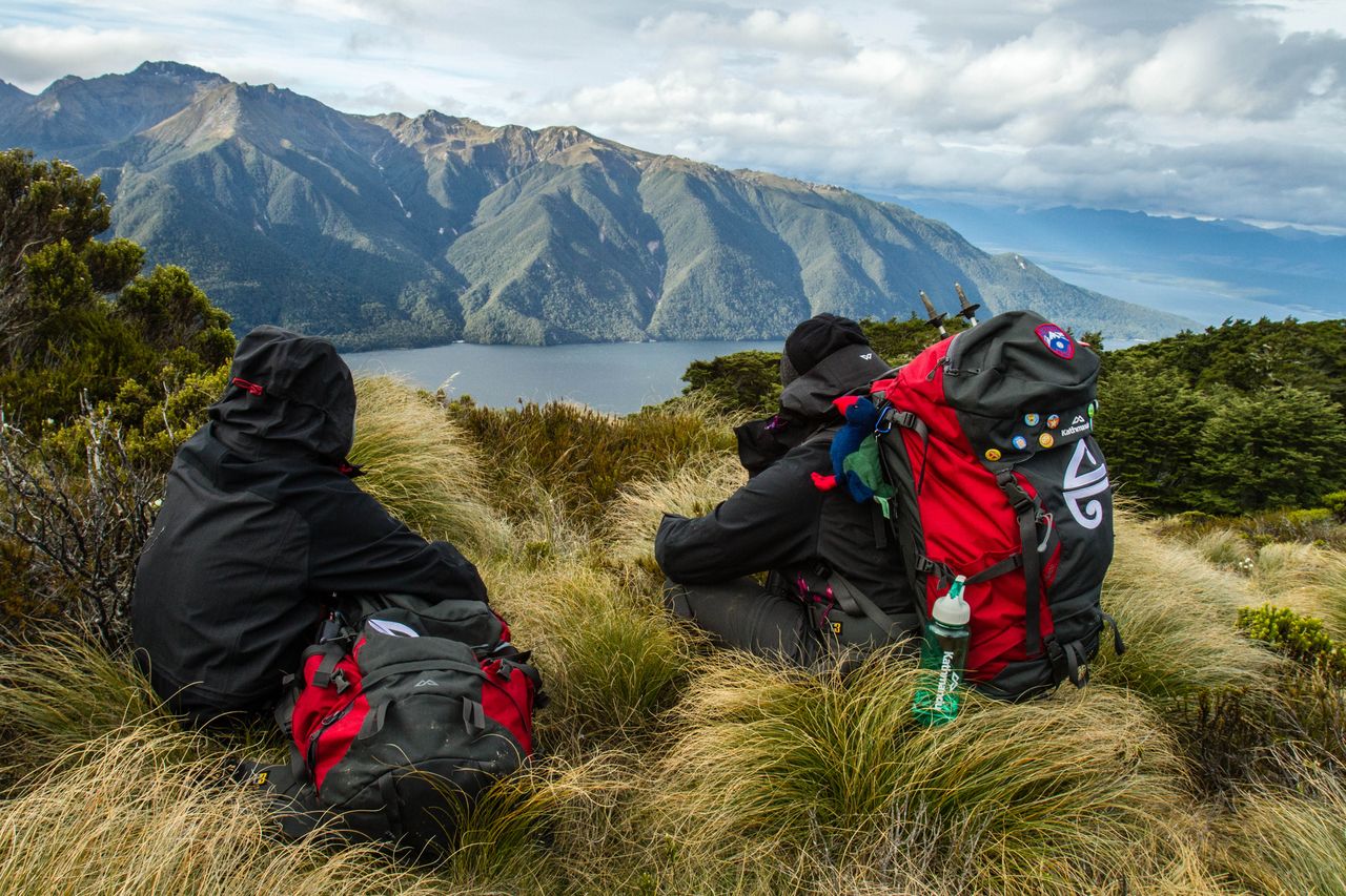 Air New Zealand - Blick auf den Kepler Track