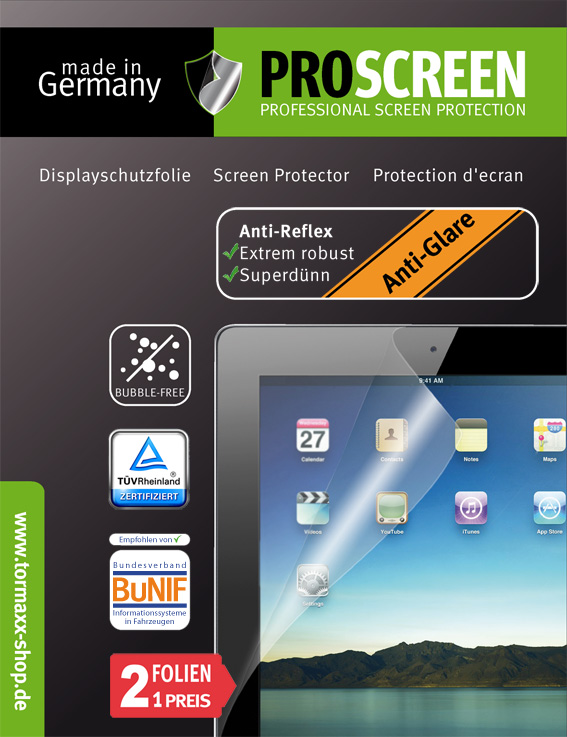 Tormaxx Display-Folien