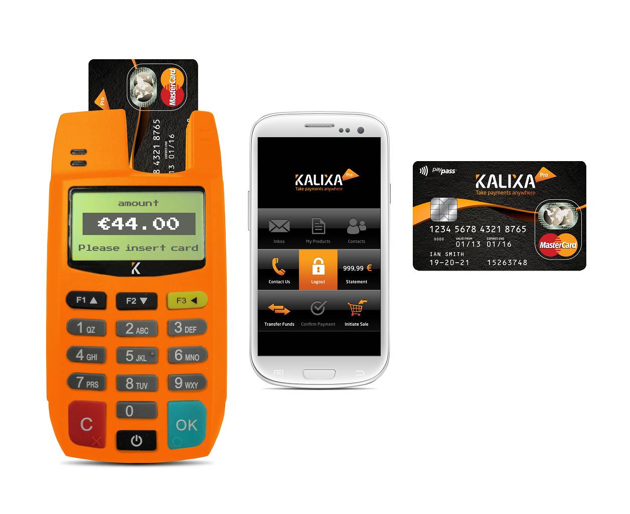 Kalixa Pro Suite - mPOS eWallet and Card