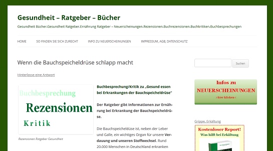 Portal gesundheit-ratgeber-buecher.de Portal gesundheit-ratgeber-buecher.de