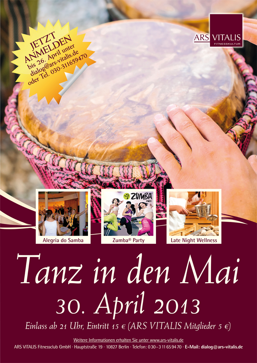 Flyer Tanz in den Mai