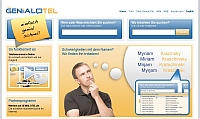 Screenshot genialotel.de Screenshot genialotel.de
