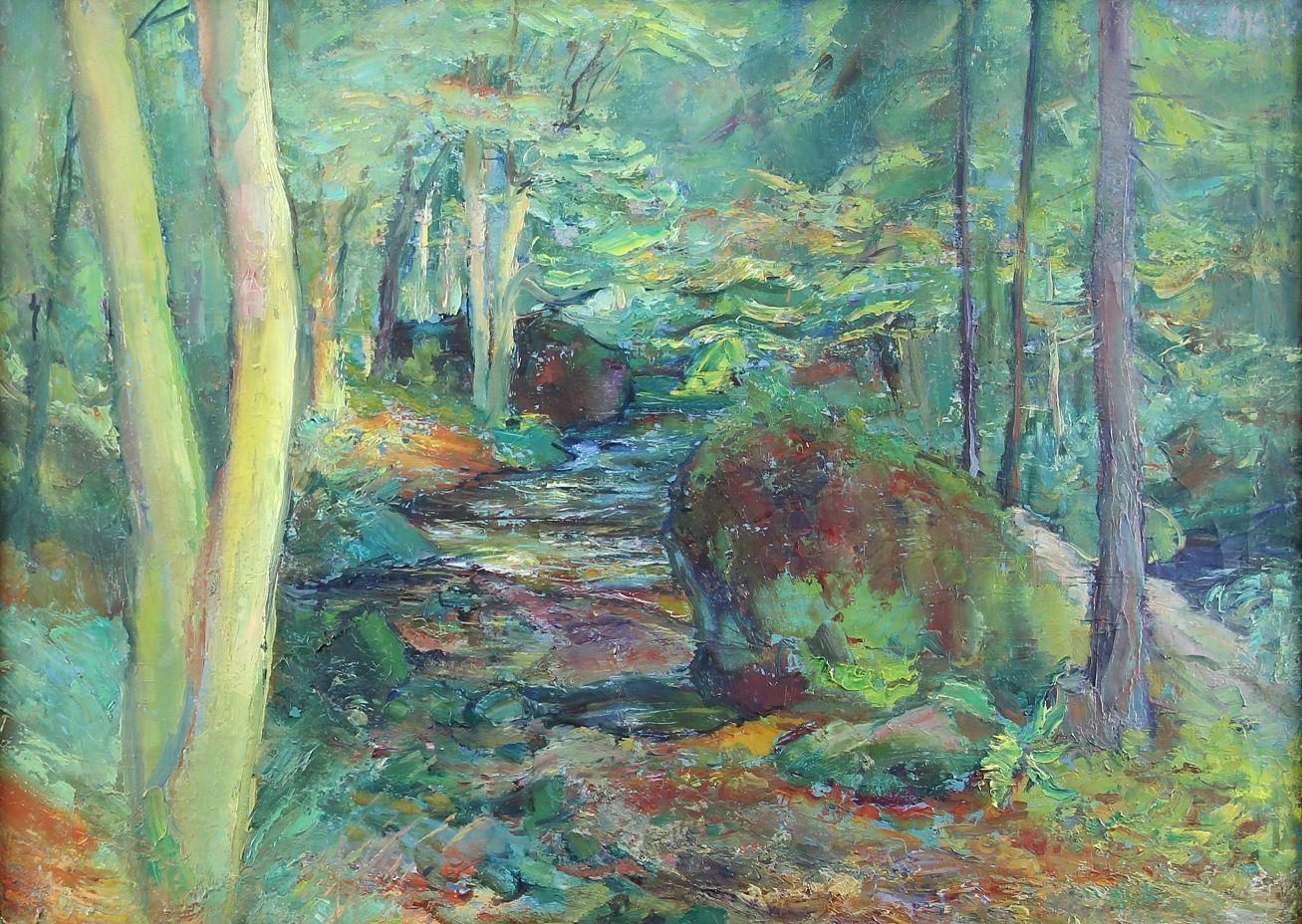 WertvollesÖlgemälde des Expressionisten Oskar Kokoschka WertvollesÖlgemälde des Expressionisten Oskar Kokoschka