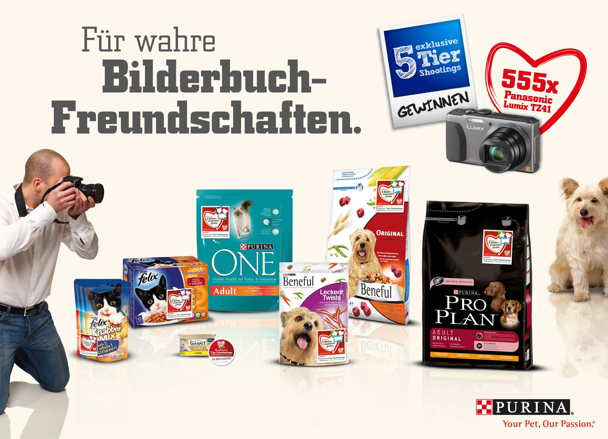 Tierisch schöne Bilderbuch-Freundschaften mit PURINA Tierisch schöne Bilderbuch-Freundschaften mit PURINA