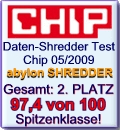 abylon SHREDDER mit einen Spitzenmwert von 97,4 Punkten abylon SHREDDER mit einen Spitzenmwert von 97,4 Punkten