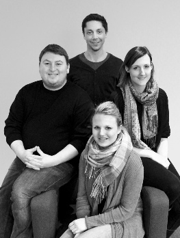 von Links: Benjamin Geng, Sophie Armbruster, Lukas Trubnyj und Stefanie Kerschhackl von Links: Benjamin Geng, Sophie Armbruster, Lukas Trubnyj und Stefanie Kerschhackl