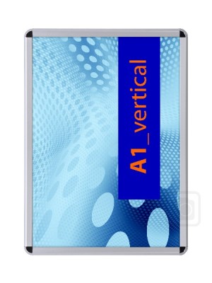 Präsentieren Sie Ihre Plakatwerbung im formschönen und praktischen (Klapp-)Rahmen.