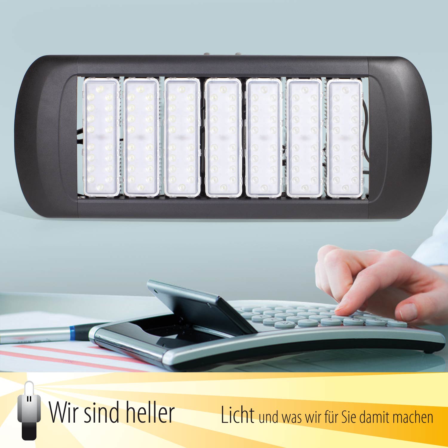Leasing von LED Hallenstrahlern Leasing von LED Hallenstrahlern