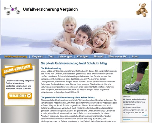 Unfallversicherungen vergleichen Unfallversicherungen vergleichen