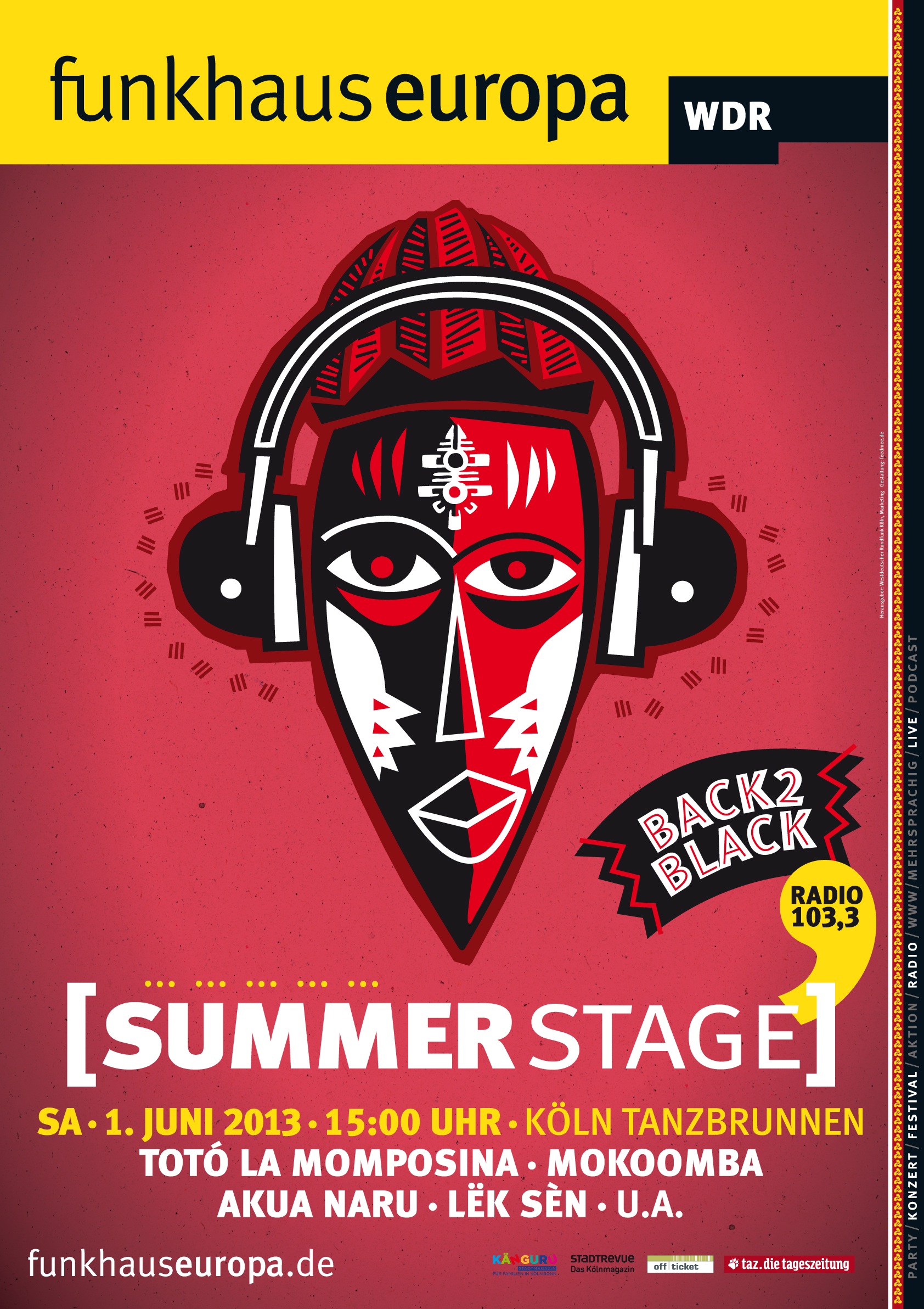 Summerstage 2014 Plakat Summerstage 2014 Plakat