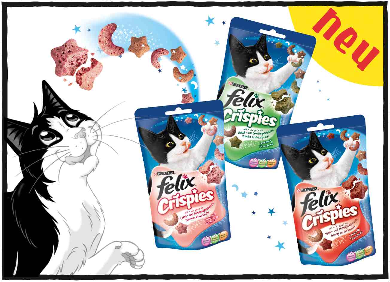 FELIX Crispies - ein luftig leckerer Knusperspaß