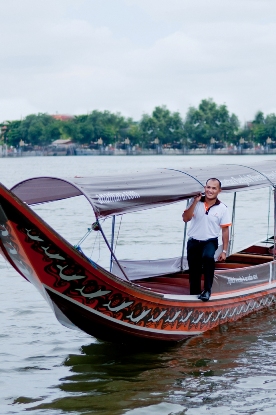Klong Guru with Longtail Boat