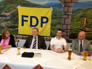 v. links:  Andrea Reister, Roland Kohn, Tassilo Eckerle, Günter Breiling