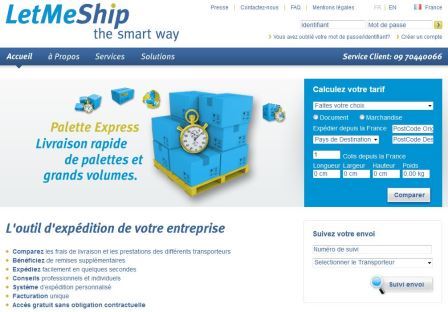Versandplattform LetMeShip expandiert nach Frankreich Versandplattform LetMeShip expandiert nach Frankreich