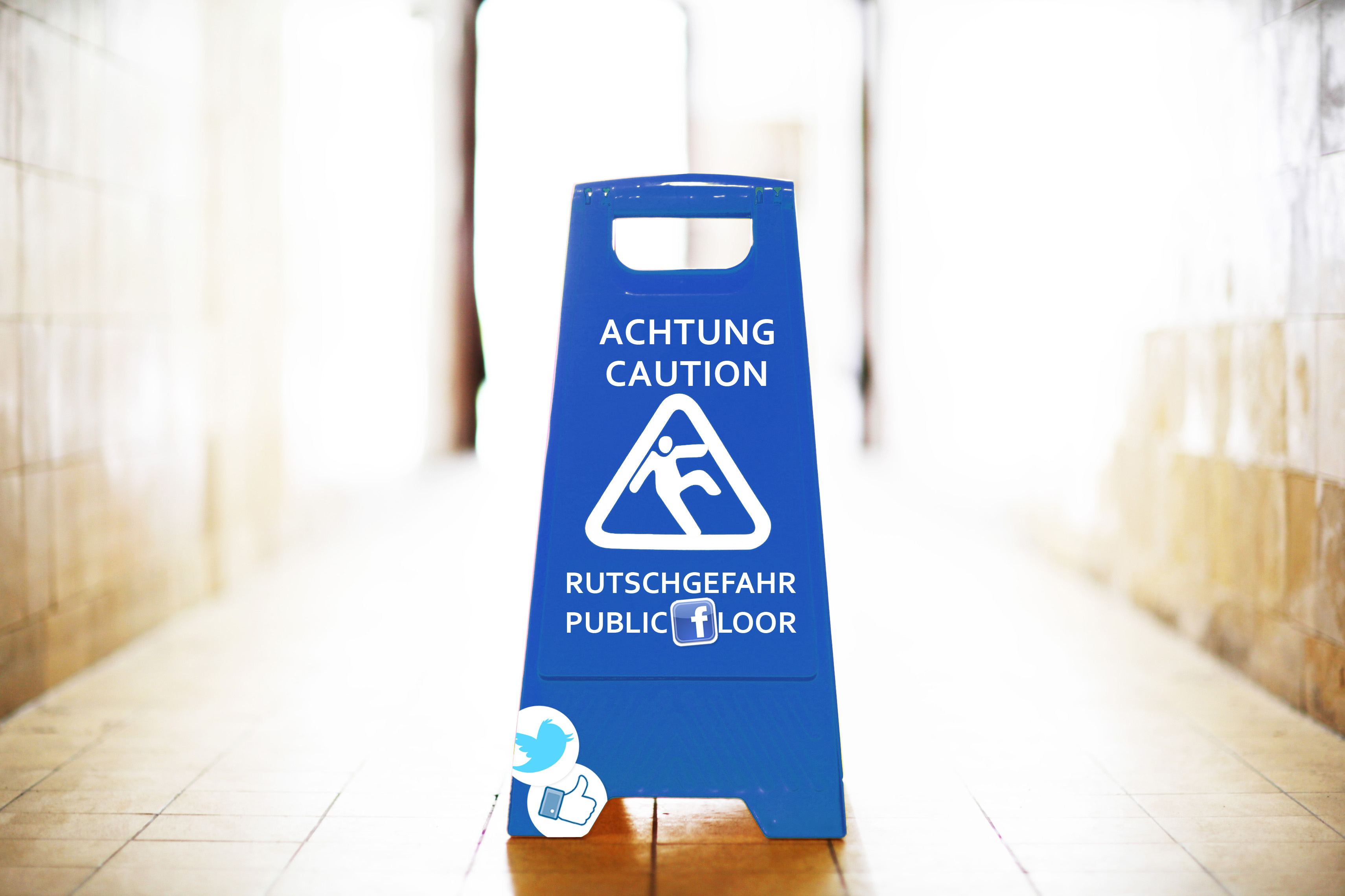 Rutschgefahr für Unternehmen - Reputationsverlust kann zu finanziellen Verlusten führen Rutschgefahr für Unternehmen - Reputationsverlust kann zu finanziellen Verlusten führen