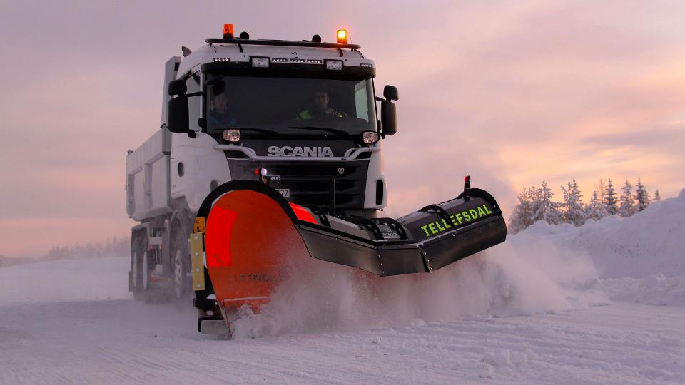 Tellefsdal snow plough Tellefsdal snow plough