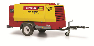 Der Druckluftkompressor XAHS 347 ist neu im Mietprogramm von Zeppelin Rental Der Druckluftkompressor XAHS 347 ist neu im Mietprogramm von Zeppelin Rental