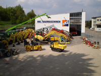  Das neue Center von HKL BAUMASCHINEN in Göppingen direkt an der B10.