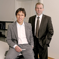 Reiner Pientka und Ludwig Hank, Geschäftsführer Reiner Pientka und Ludwig Hank, Geschäftsführer