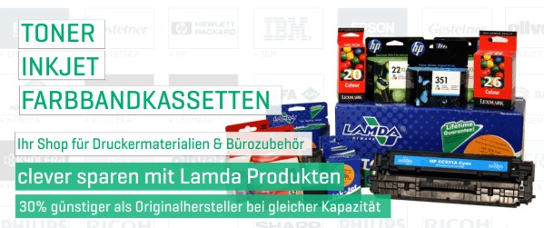 Der Shop für Druckermaterialien & Bürozubehör Der Shop für Druckermaterialien & Bürozubehör