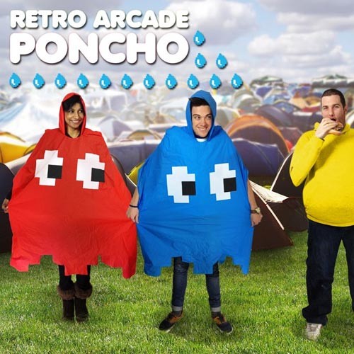 Witziger Retro Arcade Poncho Witziger Retro Arcade Poncho