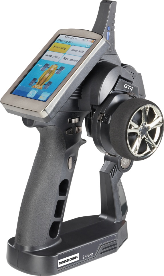 Echter Allrounder von Modelcraft mit 9cm Display, schwenkbarem Lenkrad und vielen Produktfunktionen. Echter Allrounder von Modelcraft mit 9cm Display, schwenkbarem Lenkrad und vielen Produktfunktionen.