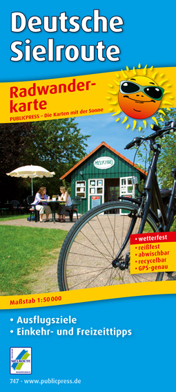Cover Radwanderkarte Deutsche Sielroute