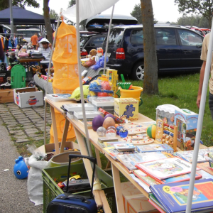 Stand beim südbayrischen Kinderflohmarkt