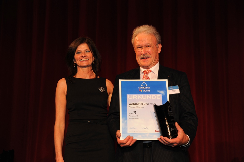 Yachthotel Chiemsee 3. Platz Deutschlandweit beim Yachthotel Chiemsee 3. Platz Deutschlandweit beim