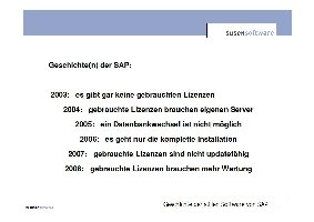 Geschichte(n) der SAP