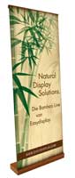 Easy Rollbamboo Roll Up Display