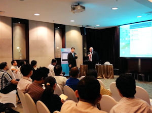 Erstes ERP 360° Event von abas im Jahr 2013 Mitte April 2013 in Jakarta