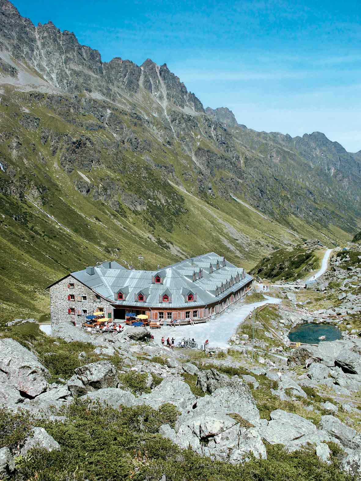 Auf der Jamtalhütte in Paznaun wird der Auf der Jamtalhütte in Paznaun wird der
