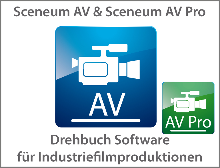 Sceneum AV und Sceneum AV Pro - Drehbuch Software für Industriefilmer, Auftragsproduktionen und Präv Sceneum AV und Sceneum AV Pro - Drehbuch Software für Industriefilmer, Auftragsproduktionen und Präv