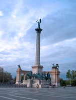 Der Heldenplatz in Budapest
