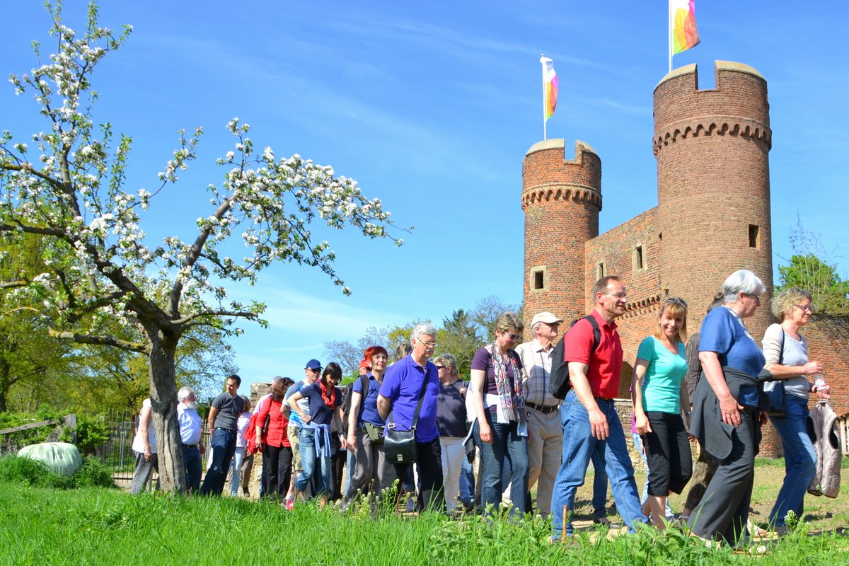 Bei strahlendem Sonnenschein erkundeten die Gästeführer das Ausstellungsgelände der Landesgartenscha