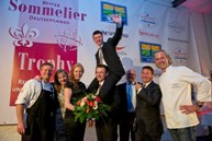 Jubel für Markus Berlinghof, Bester Sommelier Deutschlands Foto: Jan Vetter Jubel für Markus Berlinghof, Bester Sommelier Deutschlands Foto: Jan Vetter
