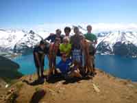 Schülergruppe in Kanada