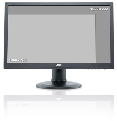Höhere Auflösungen bieten ein komfortableres Desktop-Erlebnis: die neuen 49,5-cm-Monitore von AOC Höhere Auflösungen bieten ein komfortableres Desktop-Erlebnis: die neuen 49,5-cm-Monitore von AOC