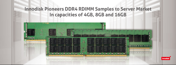 Innodisk liefert DDR4 R-DIMM-Samples an den Servermarkt
